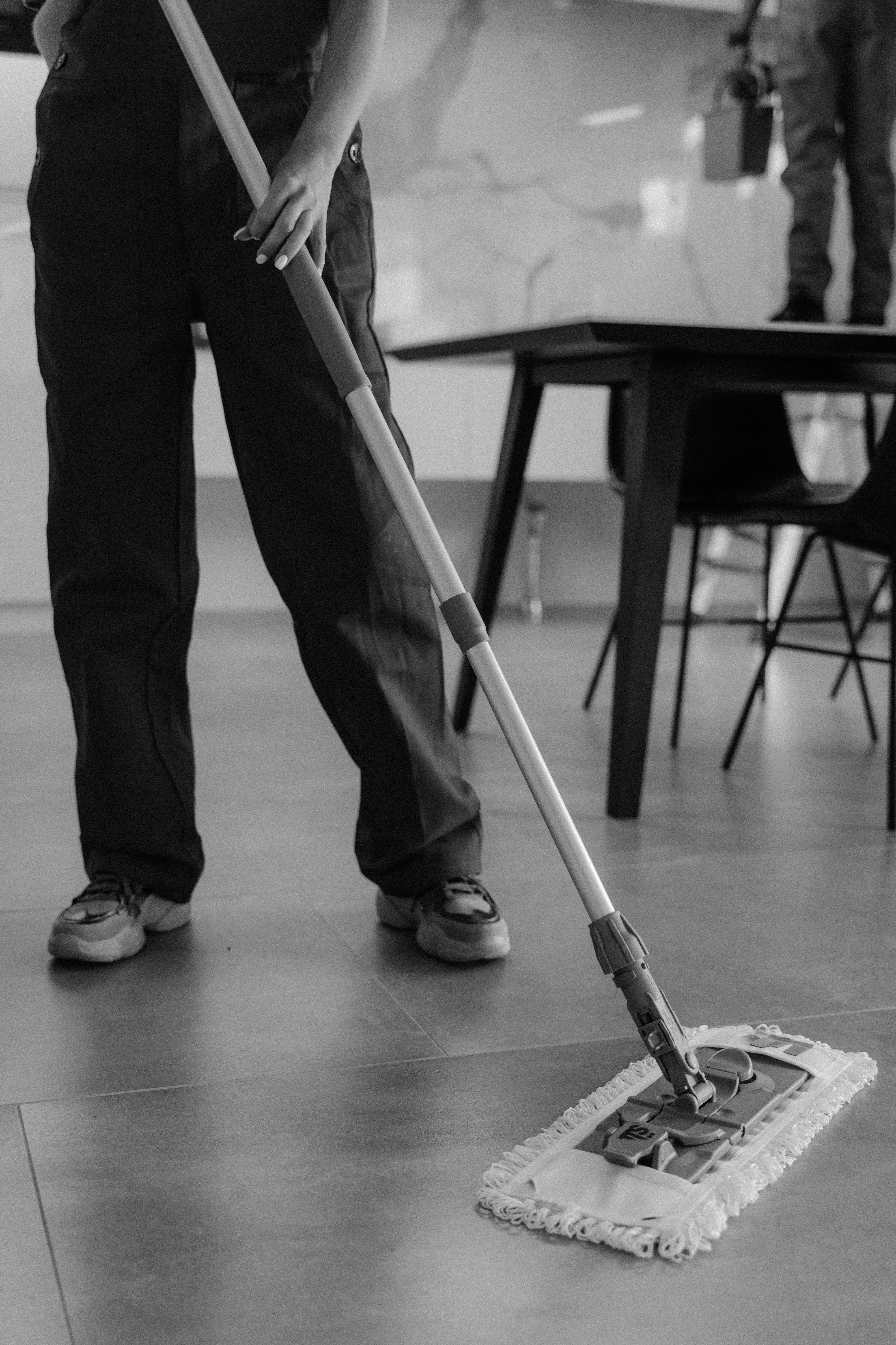 Professional janitorial service supplies and equipment
